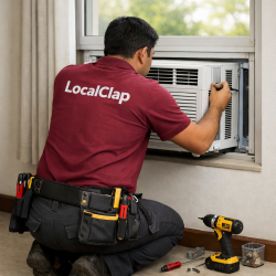 Window AC installation