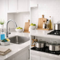 Complete kitchen cleaning